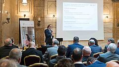 Mitgliederversammlung 2019: Dr. Henning Wilts bereicherte mit seinem Recycling-Vortrag den öffentlichen Teil der Veranstaltung. 