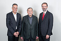v. l. n. r.: Dr. Michael Stöger (Vorstand GKFP e. V.), Dr. Heyo Schmiedeknecht (Vorstandsvorsitzender von Qualitätsverband Kunststofferzeugnisse e.V. 2009-2017), Patrick Seitz (Vorstand EPPA Deutschland e. V.) © GKFP