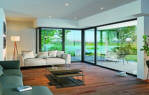 Elegant Abstract 76 im Aluminium-Look 