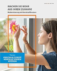 The cover of the new brochure "Upgrade your living space: modernization with PVC windows” @EPPA/GKFP/QKE