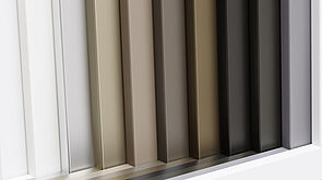 Farbtöne der GEALAN-acrylcolor® Extended-Reihe © GEALAN Fenster-Systeme GmbH